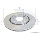 Brake disc Peugeot406 -04 BDC4664