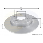 Brake disc Laguna -01 BDC4405
