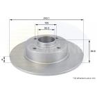 Brake disc Clio3,Megane 03-ModusBDC5474