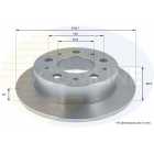 Rear brake disc