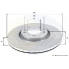 brake disc Citroen C6