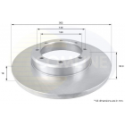 brake disc rear Movano B, Master