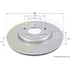 Brake disc W203 -07 BDC4539