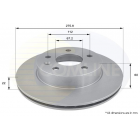 Brake disc Vito -03 BDC4670