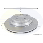 Brake disc W211 -09 BDC5466