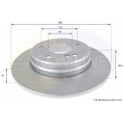 Brake disc MB E-Class S210 -03 BDC4795