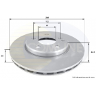 Brake disc front W169,W245