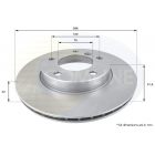 Brake disc E36,E46 -2005 BDC3804