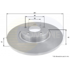 Brake disc Alfa 156,147 -2010 BDC4769