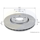 Brake disc Voyager 2000- BDC5337