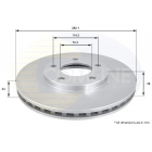 Brake disc Voyager -2001 BDC4414