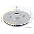 Brake disc front