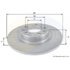 Brake disc rear