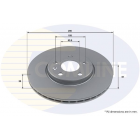 esipid.ketas Volvo S90 296mm