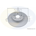 rear brake disc Jaguar 15-