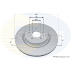 rear brake disc XE 15-