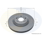 brake disc front Eclipse Cross 17-