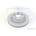 rear brake disc BMW 3srj 18-