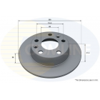 rear brake disc Renault15-,Juke