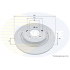rear brake disc MB A 18-