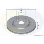 brake disc front XE 15-