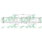 TL brake cable Opel Astra-Zafira drum