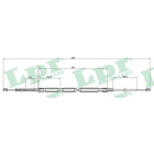 TL brake cableSkoda Octavia 98-