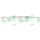 brake cableVW Polo excABS 9/96-