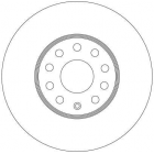Brake disc TRW front