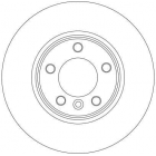 Brake disc E60/E61 310x24
