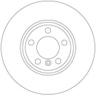 Brake disc TRW E60/61 324x30