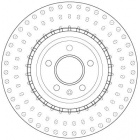 Brake disc TRW front