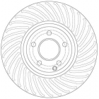 Brake disc trw