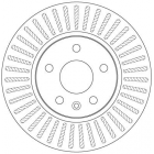 Brake disc Astra J 15