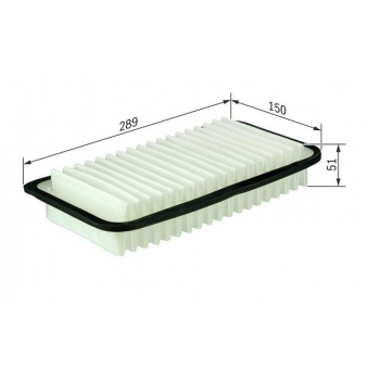 Air filter S0017, F026400017