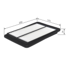 Air filter S0582