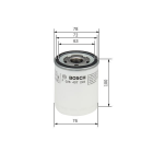 Фильтр масляный P7245 BOSCH