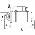 starter 1,8kw Chrysler
