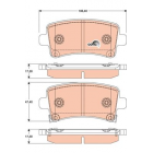 *Rear brake pads Insignia TRW