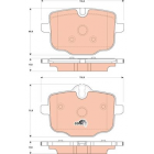 Piduriklotsid tag BMW F10,F11