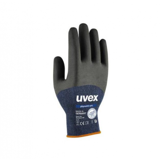 TL.Uvex darbo pirštinės pilkos spalvos 10 dydis, K-UV6006210