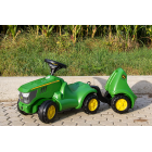 Трактор Rolly Minitrac John Deere 6150R с тележкой