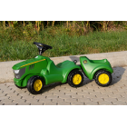Трактор Rolly Minitrac John Deere 6150R с тележкой