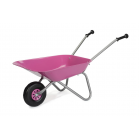 Carrello da giardino Rolly in metallo rosa