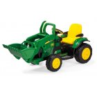 Детский электрический трактор John Deere с погрузчиком 12V