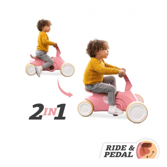 Berg Go2 Retro pink, M105-24.50.07.00