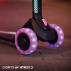 Scooter Nexo lime led lights underneath