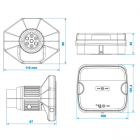 Trailer lights LED Bluetooth 7-pin