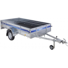 Box trailer CP327-LH on a fully welded frame
