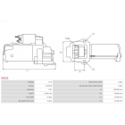 Käynnistin CITR./PEUG./FORD 2KW